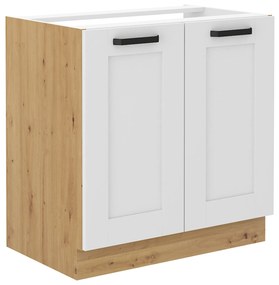 Mosogatószekrény Lesana 2 (fehér + artisan tölgy) 80 ZL 2F BB . 1063943