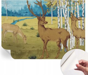 Fotótapéta Fali tapéta Hálószobába és Nappaliba Erdei harmónia 208x146 cm