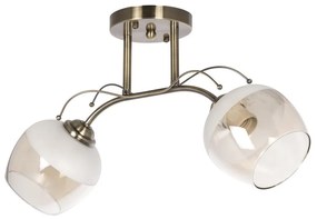 Csillár 2xE27/60W/230V réz