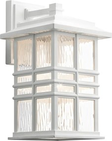 ELSTEAD KLBEACONSQUAREMWH BEACON SQUARE Klasszikus Kültéri Fali Lámpa Fehér E27 IP44