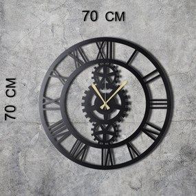 Fali Dekoráció Decorative Metal Wall Clock, Gear XL