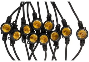 Kültéri dekoratív fénylánc MIMOSA 20xE27/1,3W/230V IP44 10m