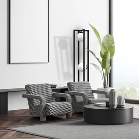 Állólámpa DIEGO 2xE14/40W/230V fekete