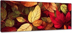 Vászonkép 100x40 Őszi levelek Ősz