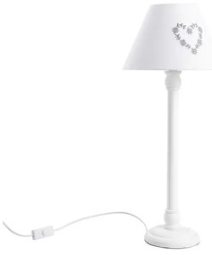 Fehér dekor lámpa