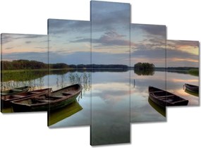 Vászonkép 100x70 Tó Wolsztynban