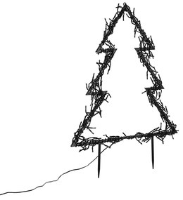 Karácsonyi reflektor karácsonyfa LED-del IP44 - Rudolph