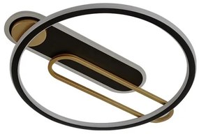 LED állítható mennyezeti lámpa 60W 230V 3000-6500K fekete + DO