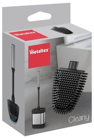 Fekete tartalék WC-kefe – Metaltex