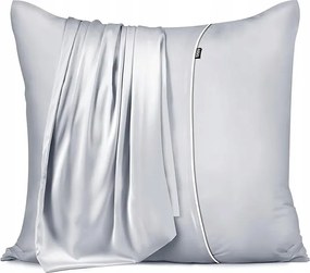 Szatén párnahuzat luxusfényű selyem 80x80cm 2 db