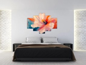 Kép - Festett virág (150x105 cm)