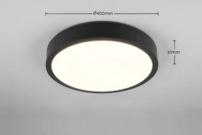Trio - dimmelhető LED mennyezeti lámpa ISEO LED/24W/230V 3000K Ø 40 cm fekete