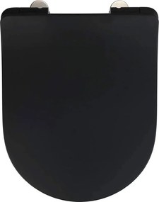 Wc-ülőke Fekete Duroplast Sedilo Wenko