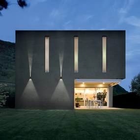 Redo 90298 - LED kültéri fali lámpatest VARY 2xLED/10W/230V 3000K IP54 barna