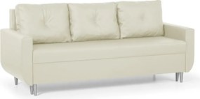 Háromszemélyes kinyitható kanapé ROT Krém