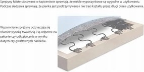 TOKIO II kinyitható sarokkanapé, U alakú, jobbos, szín - sötétszürke / fekete