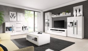 TV asztal Tashia Typ 41 (fehér + magasfényű fehér). 1030192