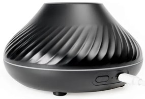 LED RGB Aroma diffúzor lángutánzattal LED/6,5W/5V 130ml fekete
