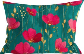 Pamut párnahuzat VIVIDELLE POLY 50x70 cm, zöld