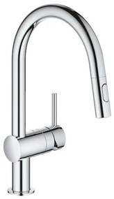 Grohe Minta mosogató csaptelep kihúzható zuhannyal króm 32321002 G32321002