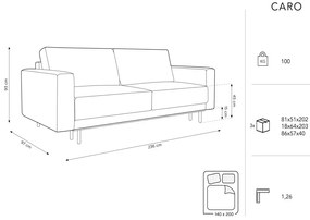 Caro ágyazható kanapé