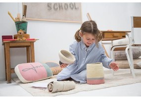 Textil játéktároló kosár ø 13x30 cm Pencil Small – Lorena Canals