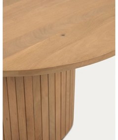 Natúr színű mangófa kerek étkezőasztal ø 120 cm Licia – Kave Home