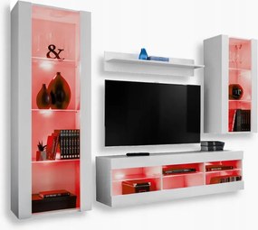 komodee Tivoli Medio Rtv szett nappaliba fehér Rgb Led