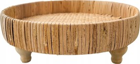 Boho Dekorációs Tálca tálaló lábakon otthoni dekoráció 30cm