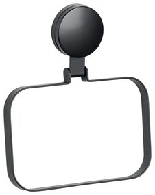 Static-Loc® Plus fekete fali törölközőtartó - Wenko