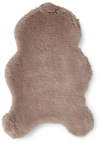 Világosbarna szintetikus szőrme szőnyeg 60x90 cm Super Teddy – Think Rugs