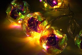 Dekorációs fények Blossom Magic 10 LED meleg fehér időzítő