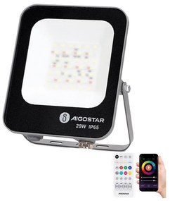 Aigostar - LED RGBW Reflektor MESH LED/20W/230V 6500K IP65 + + távirányító