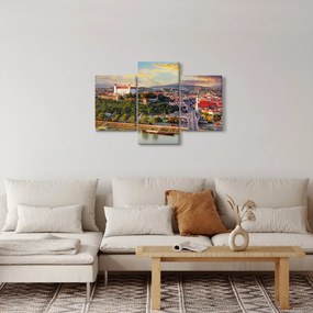 Kép - panoráma, Pozsony, Szlovákia (90x60 cm)