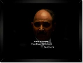 Poszterek keretben 40x30 Bonasera Keresztapa