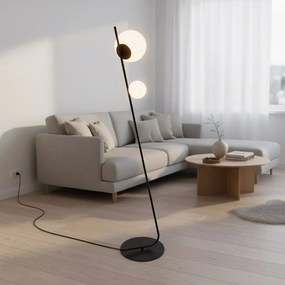 Emibig modern állólámpa tatu fehér fekete emi1504/lp2