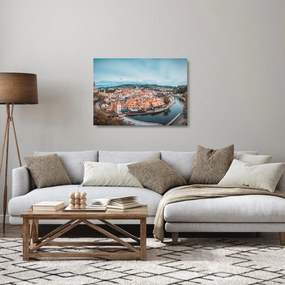 Kép - Cseh Krumlov (üvegen) (70x50 cm)