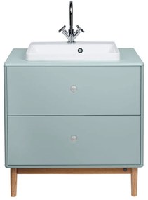 Color Bath világoszöld szekrény mosdókagylóval, csaptelep nélkül 80x62 cm - Tom Tailor for Tenzo