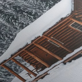 Kép - Hóval borított kunyhó (150x105 cm)
