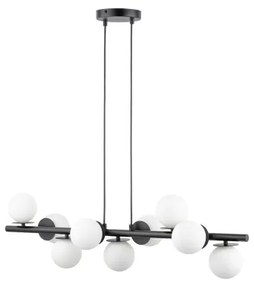 Csillár zsinóron AVOLA 9xG9/12W/230V fekete