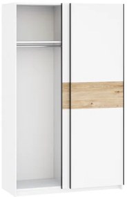 BERNO Gardrób Fehér Színben. 120 cm.