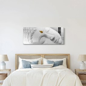 Kép - Fehér Buddha (120x50 cm)