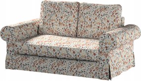 Backabro 2 személyes összecsukható kanapé huzat Ikea narancssárga-zöld