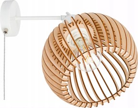 Fali låmpa E27 loft fali låmpa Gömb XL fa on/off kapcsoló låncos