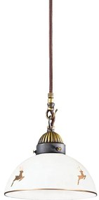 Kolarz 731.30.150-Kábeles függőlámpa NONNA 1xE27/75W/230V átm. 20 cm jeleni rózsaarany