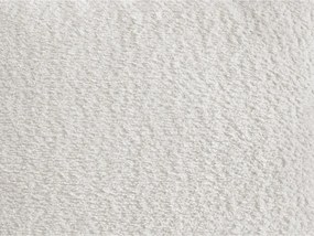 Fehér buklé sarokkanapé (jobb oldali-heverő résszel) Azra – Bobochic Paris