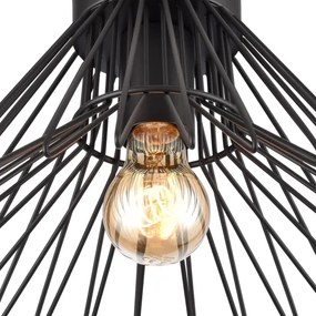 ONLI - Mennyezeti lámpa DUCCIO 1xE27/22W/230V átm. 30 cm fekete