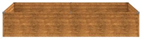 corten acél kerti magaságyás 195x100x36 cm