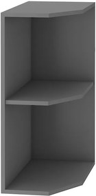 Alsó konyhai polc Scarmi 30 D ZAK BB (Antracit + Herringbone scandi). Akció -6%. 1049738