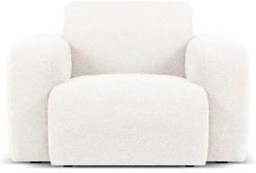 Fehér buklé fotel Molino – Micadoni Home